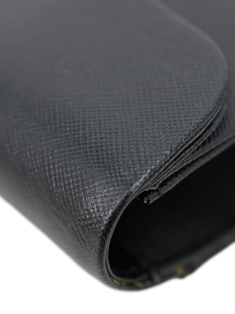 Yves Saint Laurent Saffiano Leather Clutch Black - Picture 5 of 11